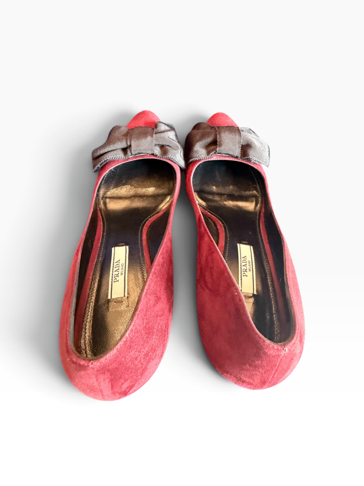 Pre-Loved Prada Pumps mit Schleife