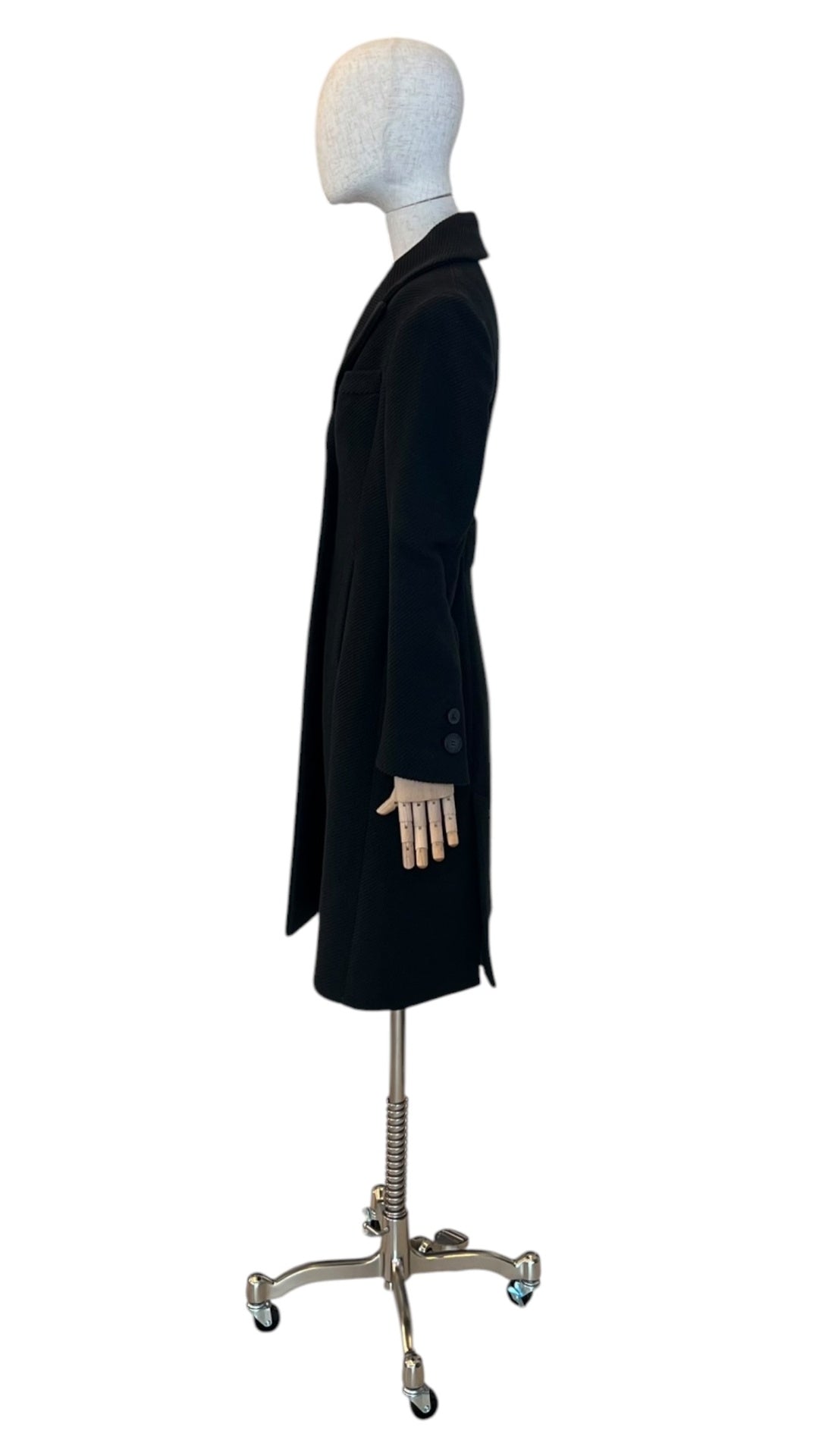 Pre-Loved Versace Jeans Couture Mantel Schwarz