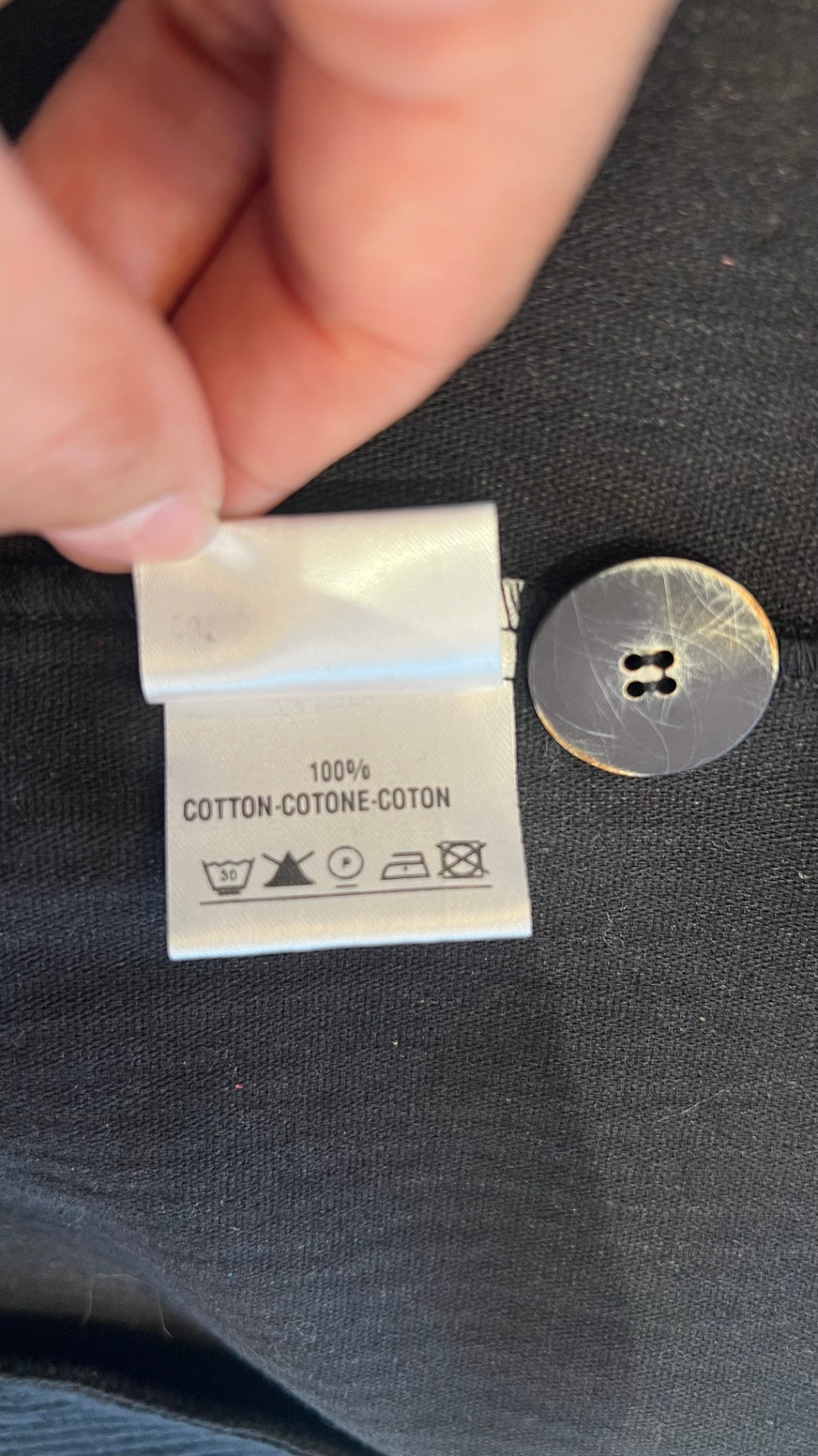 Pre-Loved ETiCi Hosenanzug Cord Schwarz