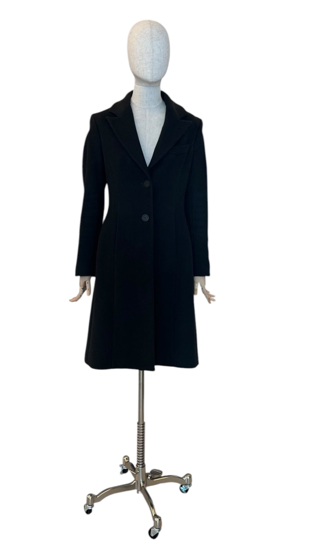 Pre-Loved Versace Jeans Couture Mantel Schwarz