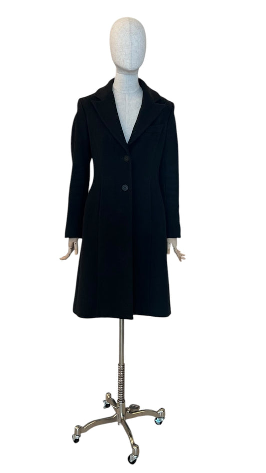Pre-Loved Versace Jeans Couture Mantel Schwarz