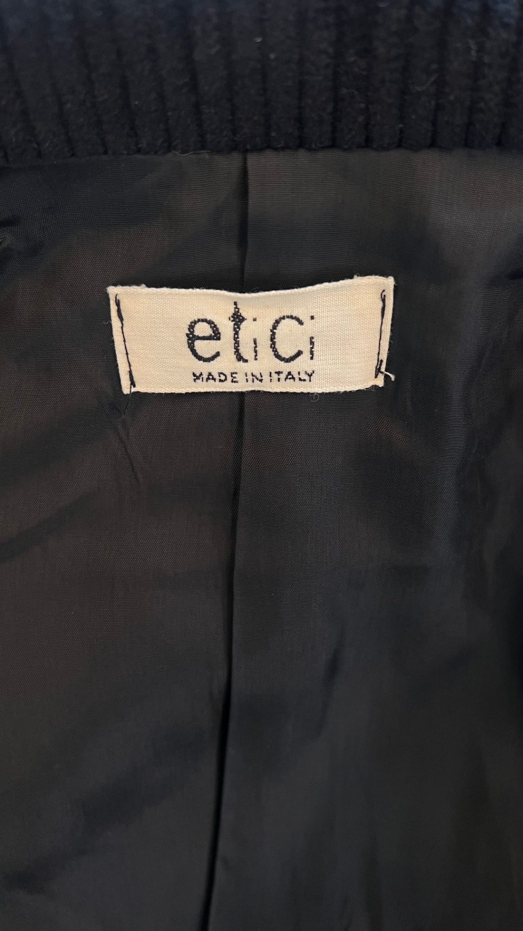 Pre-Loved ETiCi Hosenanzug Cord Schwarz