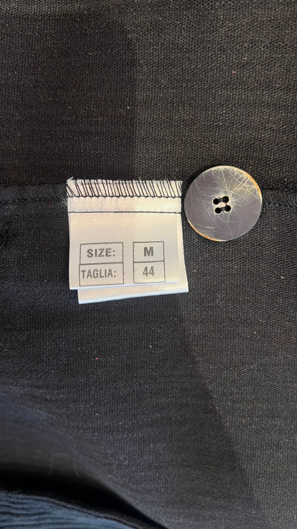 Pre-Loved ETiCi Hosenanzug Cord Schwarz