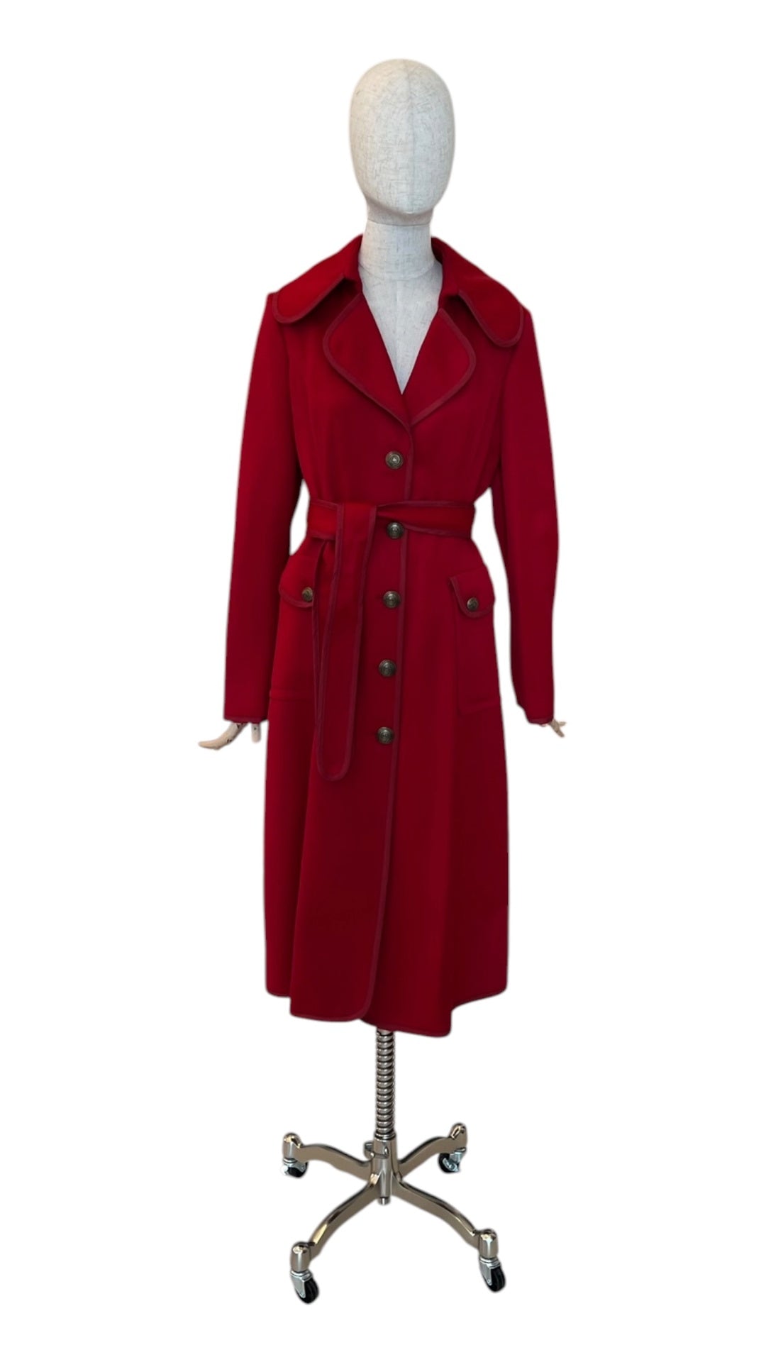 Pre-Loved Valentino Roma Mantel Rot