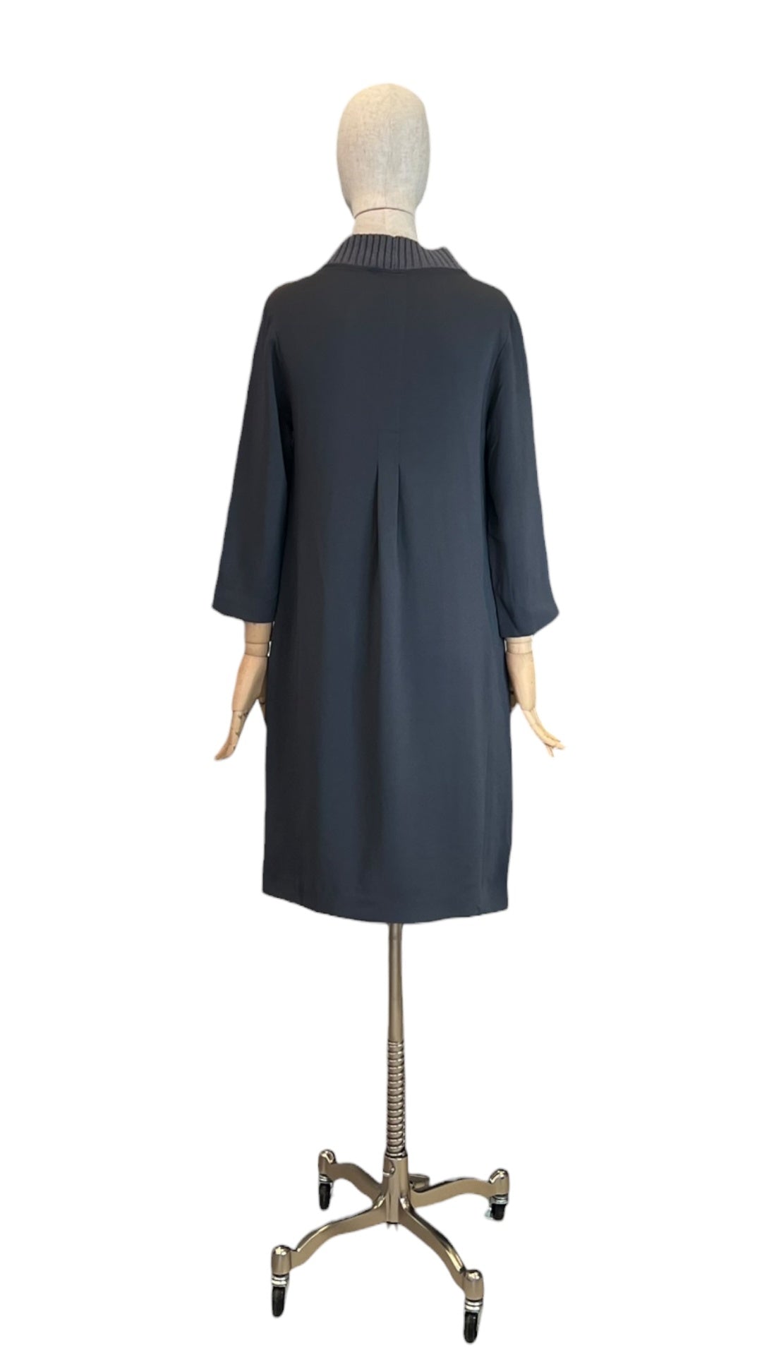 Pre-Loved Fabiana Filippi Etuikleid mit Strickkragen
