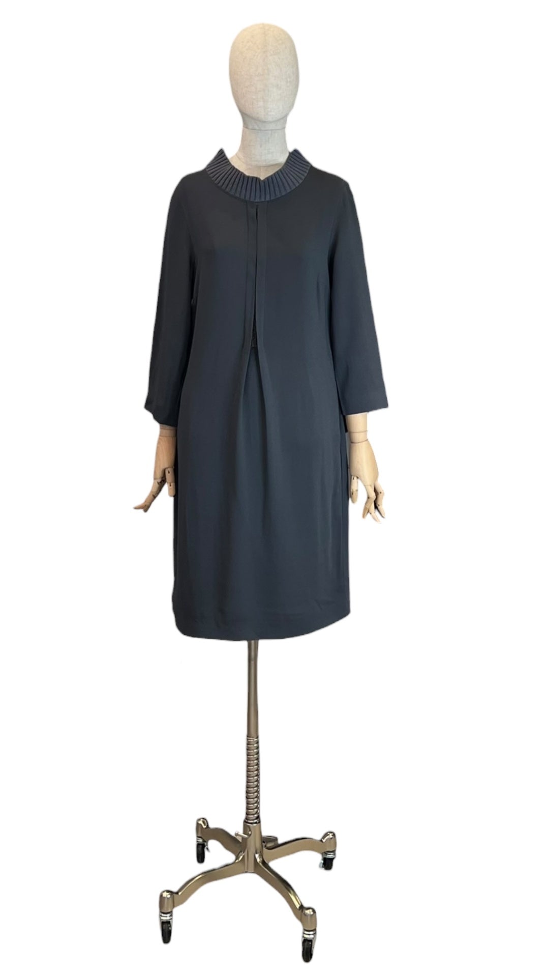 Pre-Loved Fabiana Filippi Etuikleid mit Strickkragen