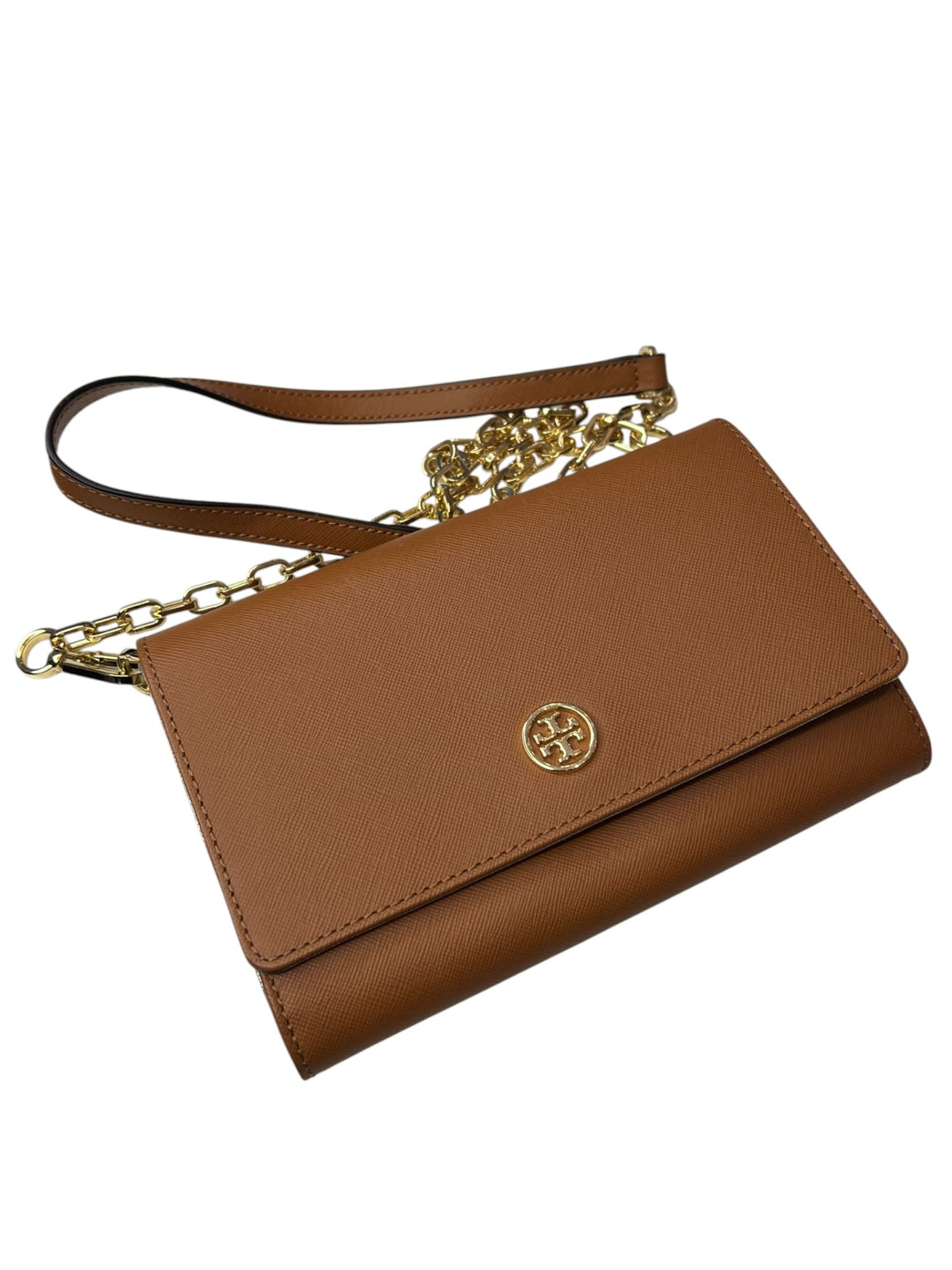 Pre-Loved Tory Burch Robinson Chain Wallet
