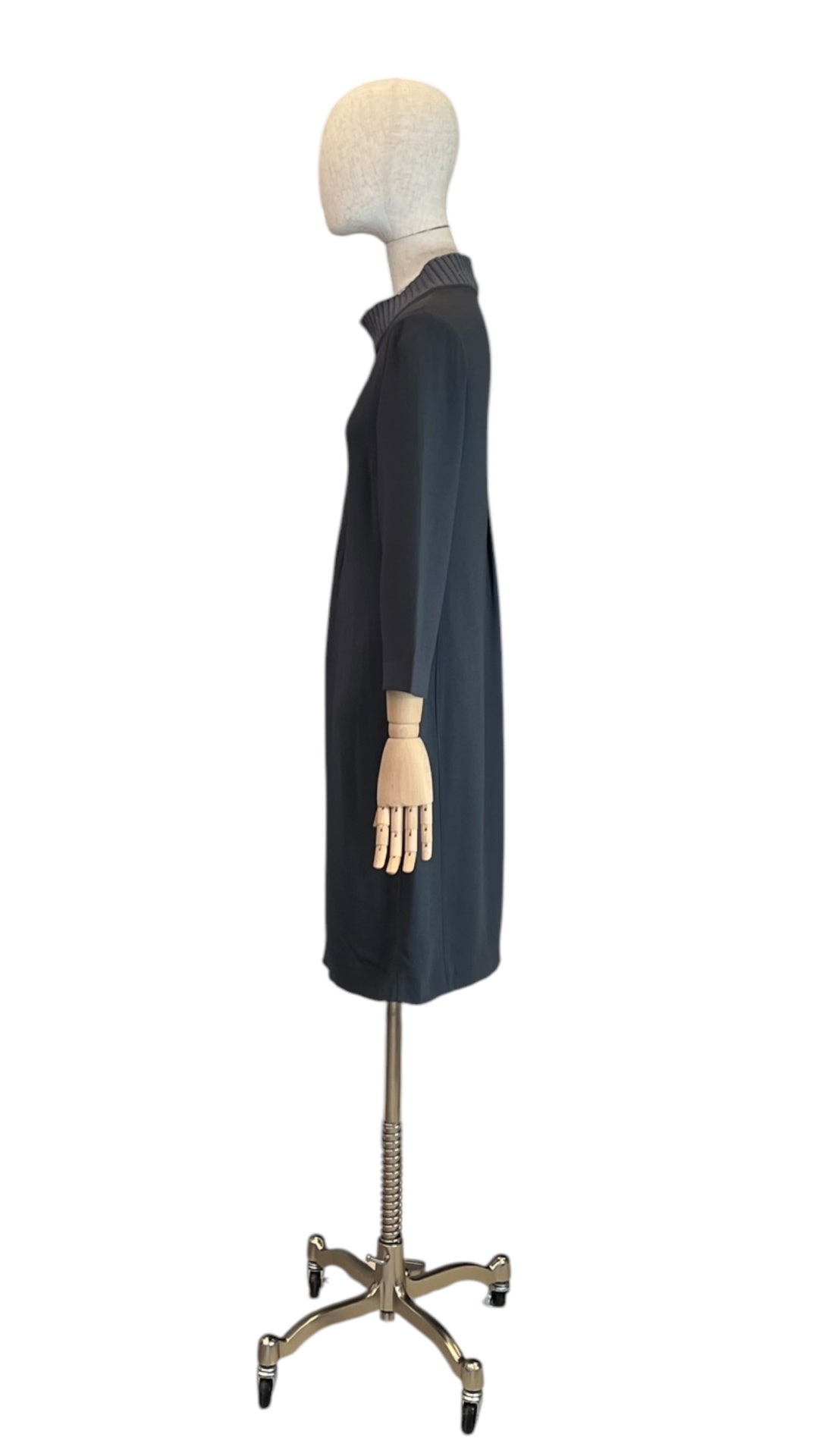 Pre-Loved Fabiana Filippi Etuikleid mit Strickkragen