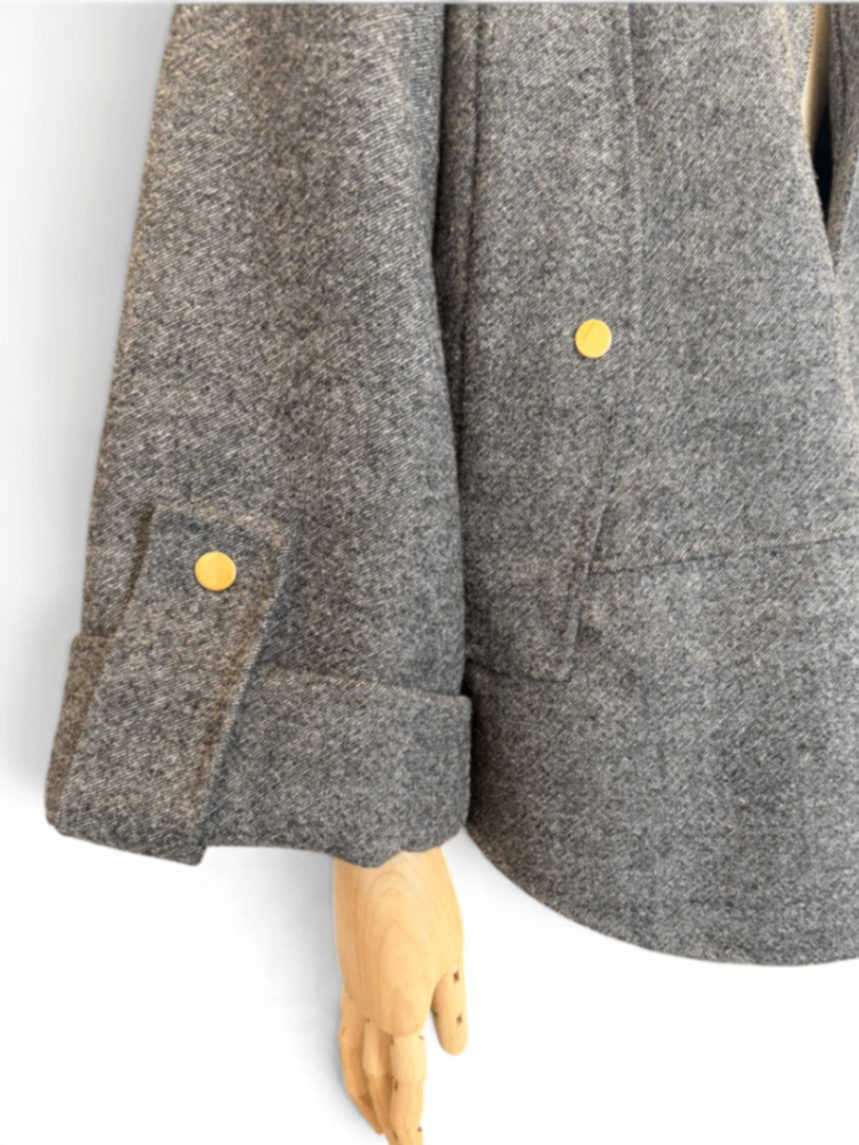 Pre-Loved ODEEH Wolljacke mit Stehkragen