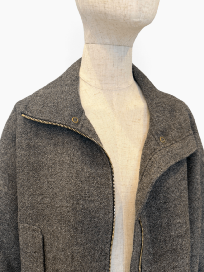 Pre-Loved ODEEH Wolljacke mit Stehkragen