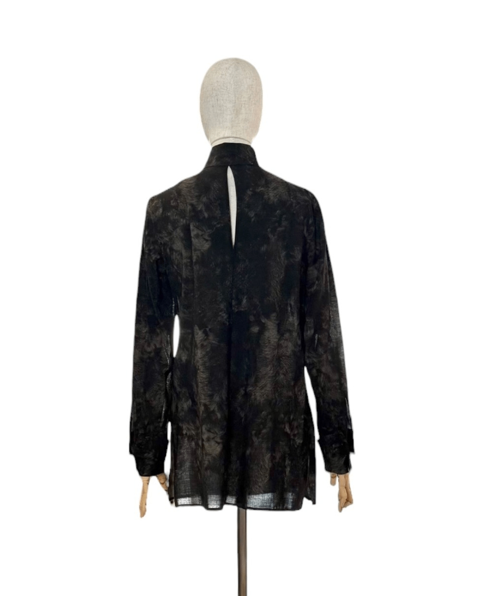 Pre-Loved AKRIS Tunika marmoriert