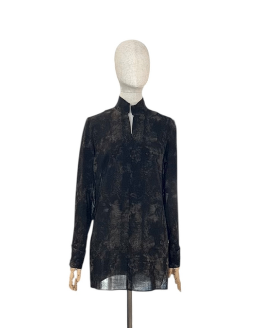 Pre-Loved AKRIS Tunika marmoriert