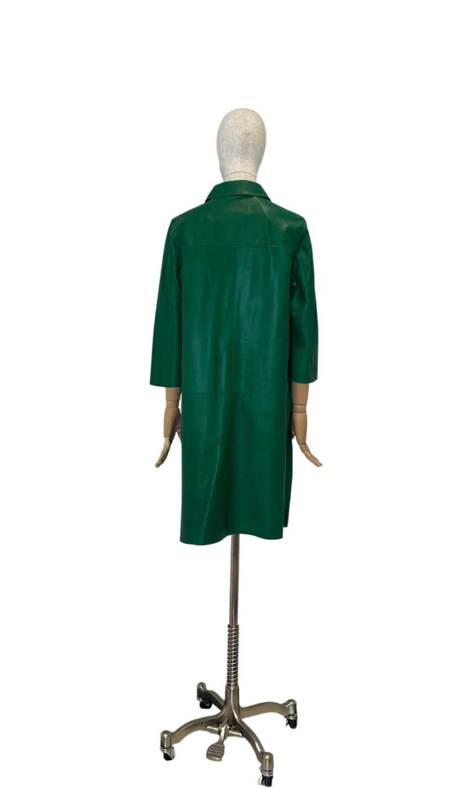 Pre-Loved RIANI Lederkleid Grün
