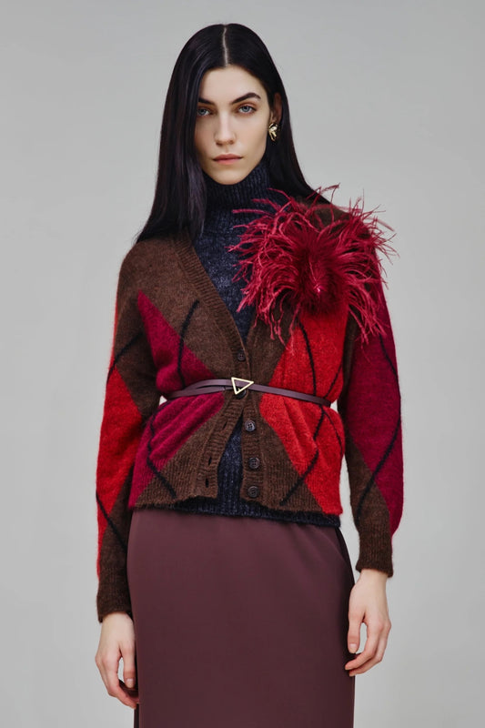 Nenette Cardigan Chantal Kakao