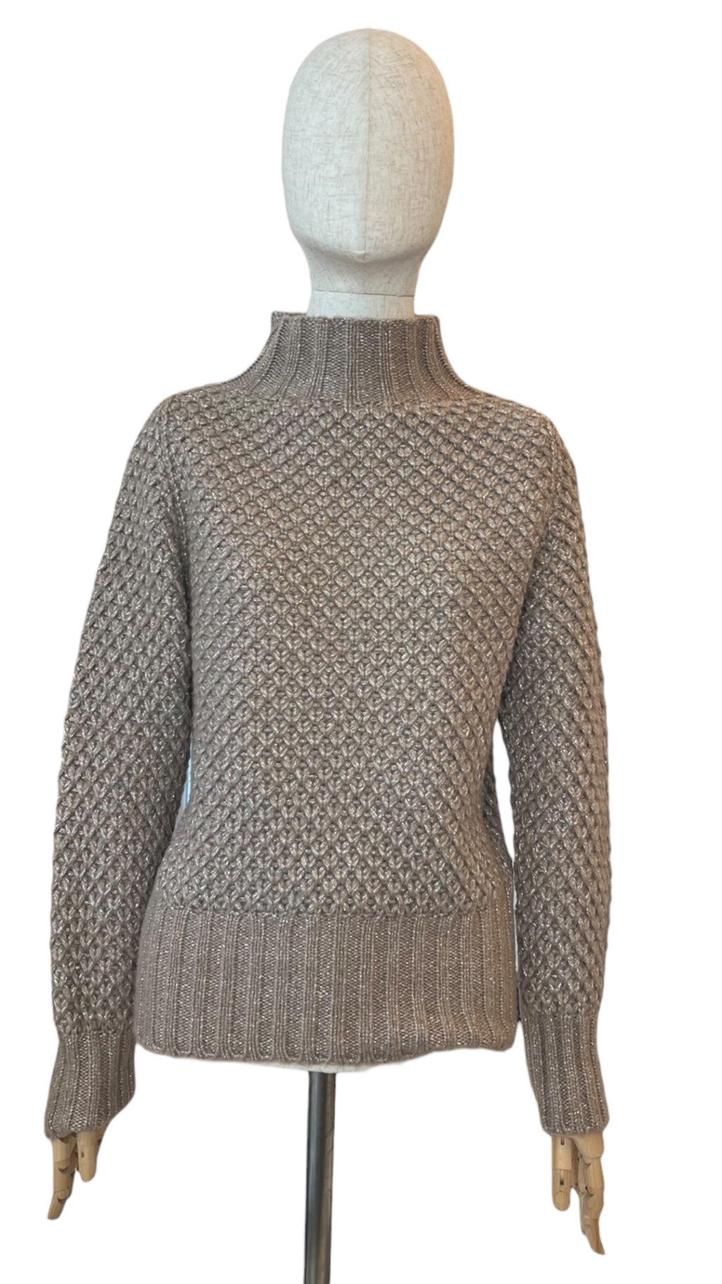Rocco Ragni Rollkragenpullover Beige