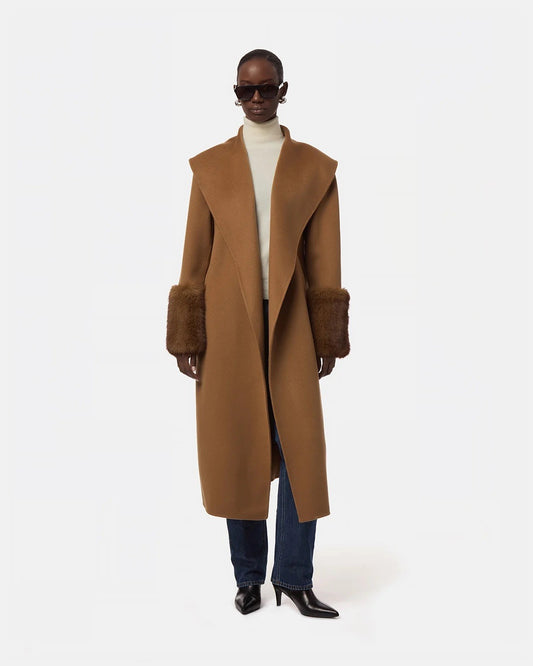 APPARIS Wollmantel Jill Camel/Mink