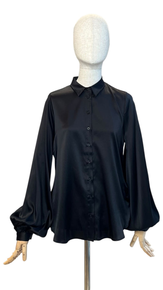 Charlotte Sparre Bluse SIMPLE SHIRT –Schwarz