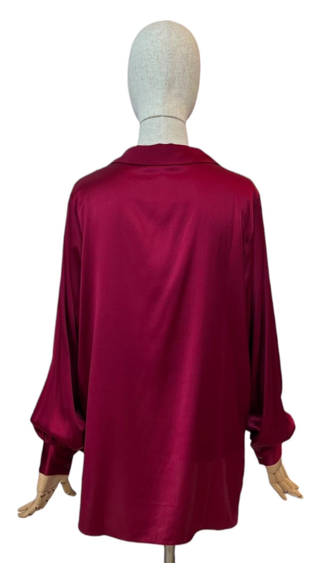 Charlotte Sparre Bluse CHIC POLO – Burgunderrot