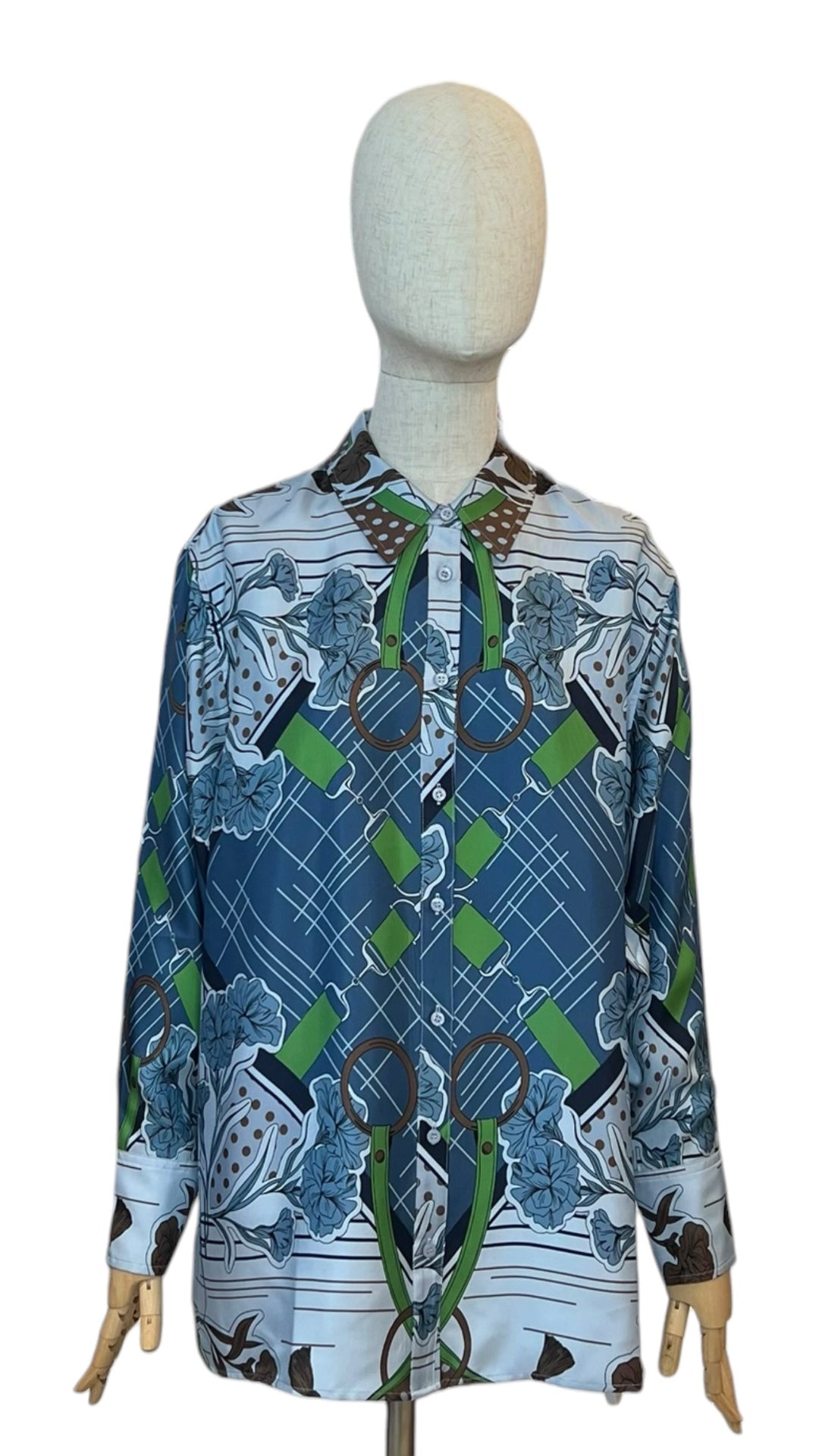 Charlotte Sparre Seidenbluse DRIFT SHIRT – Eleonore – Wendbar