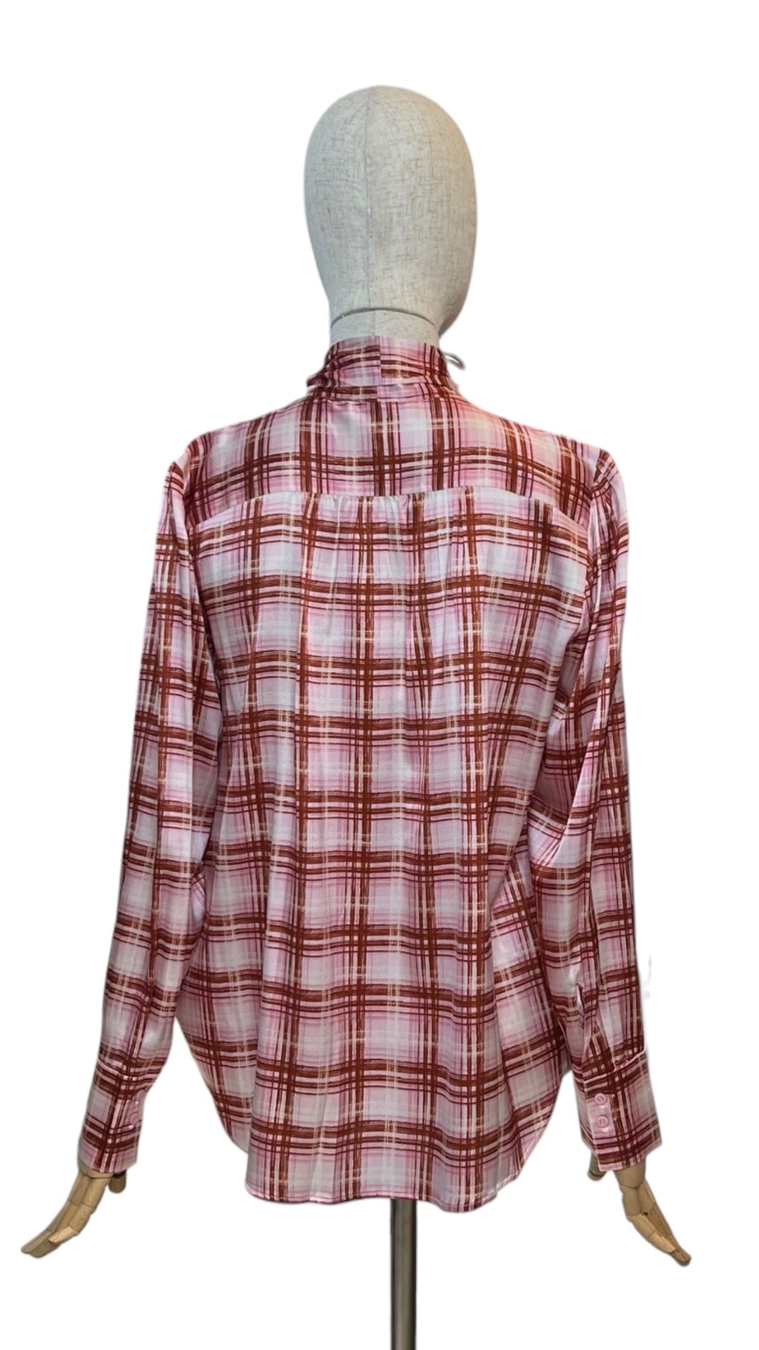 Charlotte Sparre Schluppenbluse MY BOW BLOUSE –  Rosa