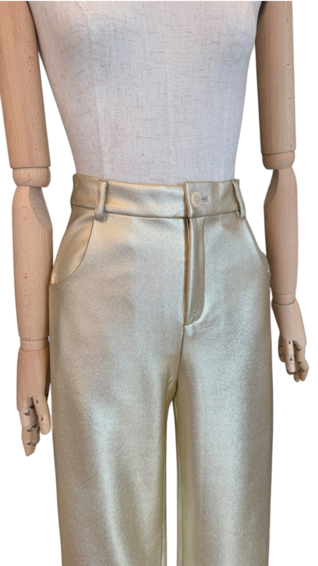 Giovanna Nicolai Hose Metallic Gold N122