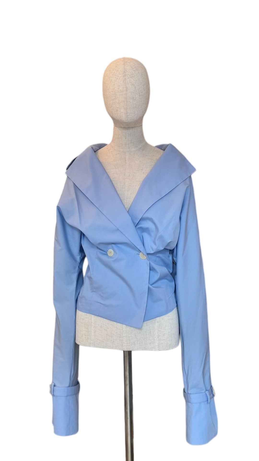 Giovanna Nicolai Double Chest Shirt Blau N130
