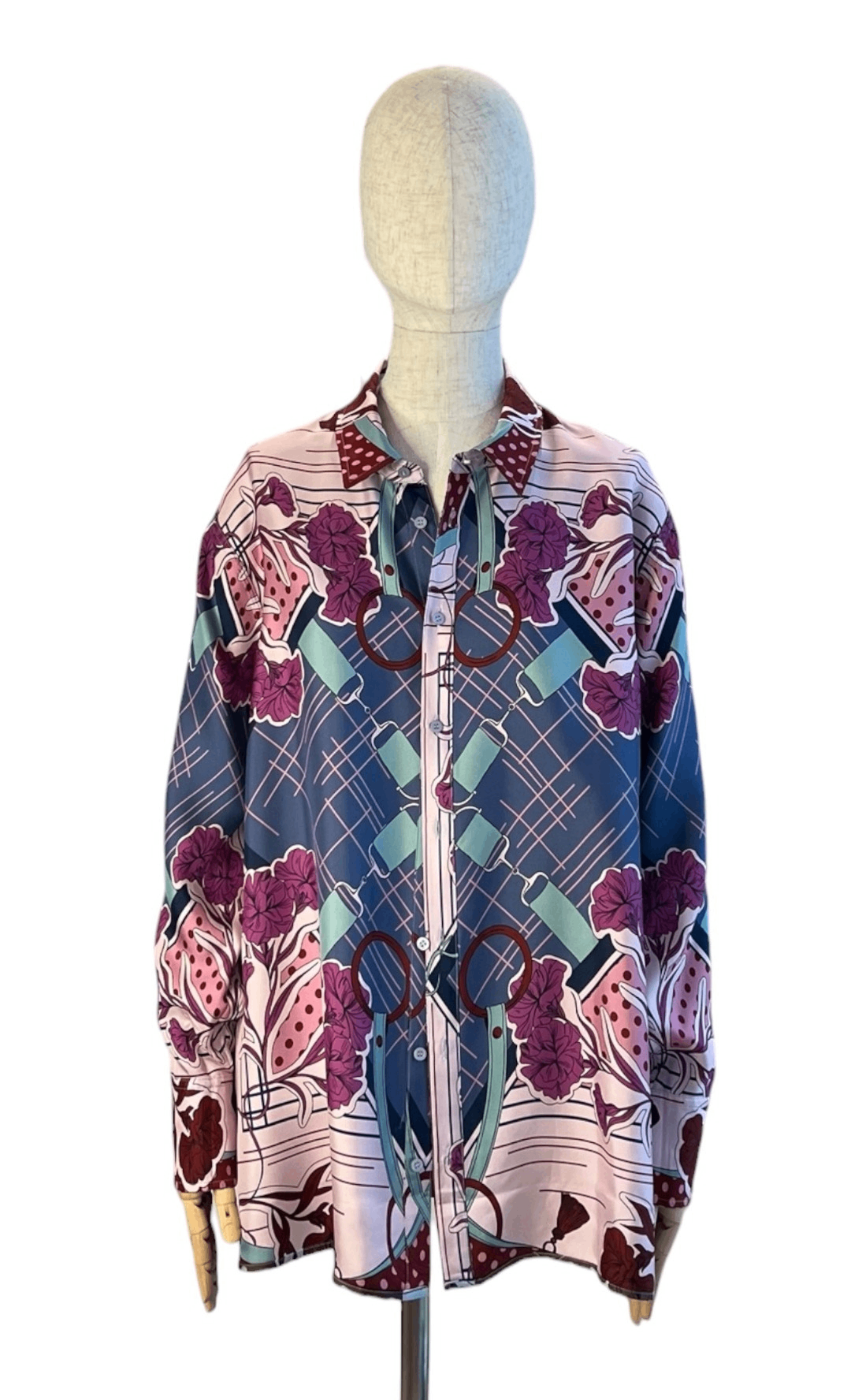 Charlotte Sparre Seidenbluse DRIFT SHIRT – Eleonore – Wendbar