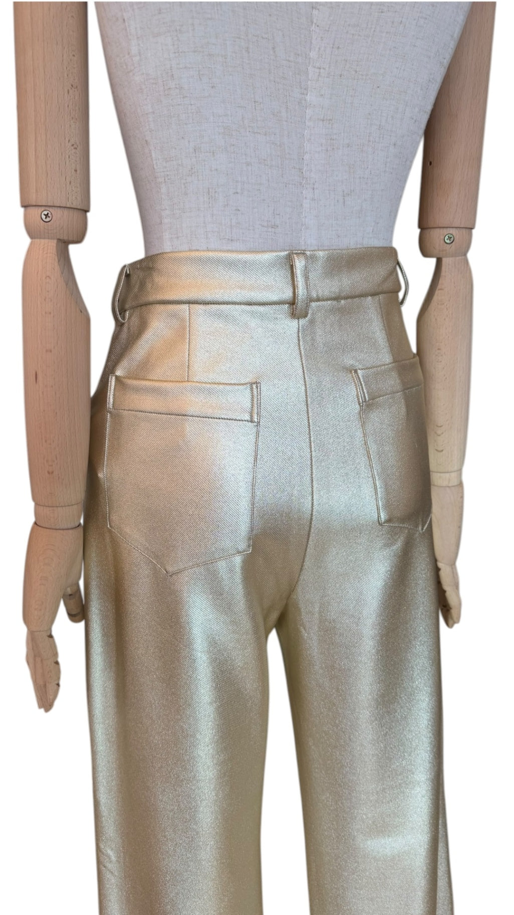 Giovanna Nicolai Hose Metallic Gold N122