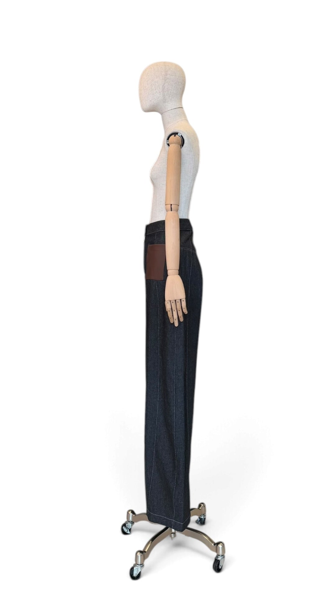 Giovanna Nicolai Barrel Leg Jeans Schwarz N119
