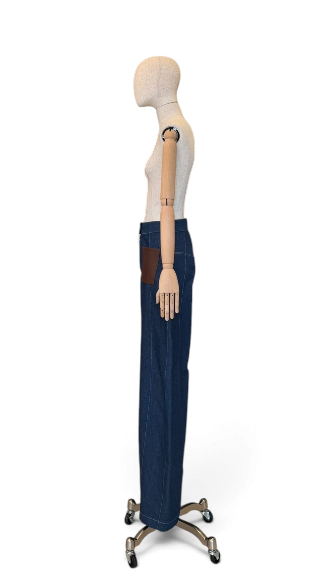 Giovanna Nicolai Barrel Leg Jeans Blau N119