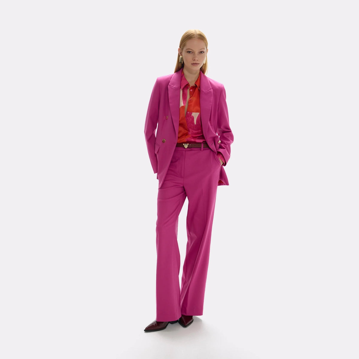 Lola Casademunt Zweireihiger Blazer Pink