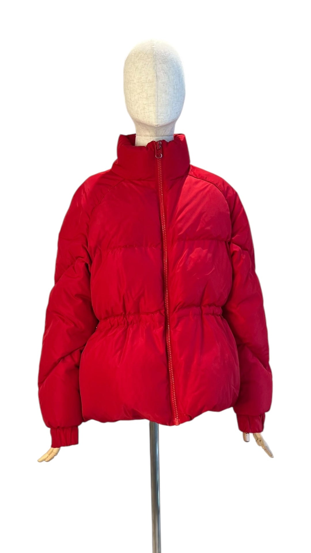 Pre-Loved Ganni Daunenjacke, rot