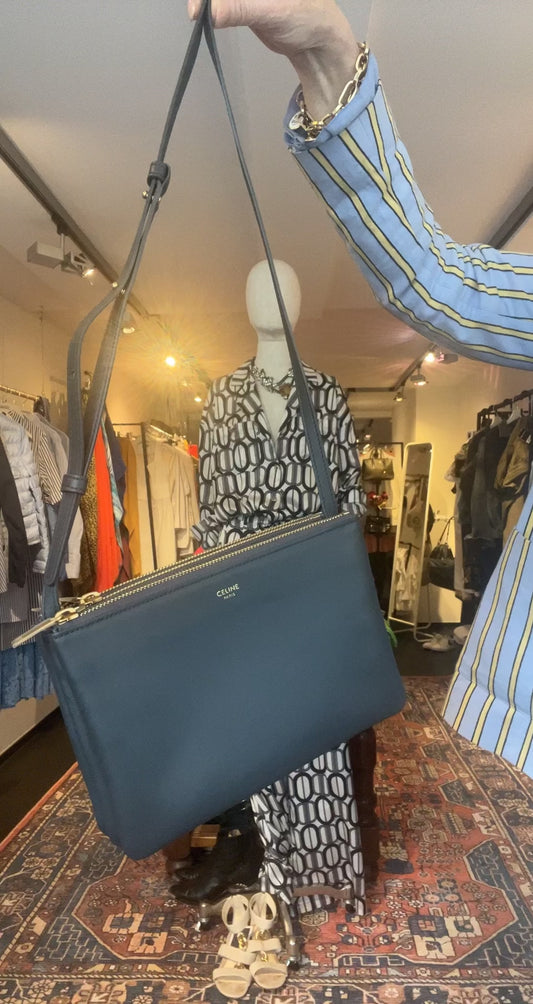 Pre-Loved Celine Trio Crossbodybag